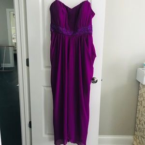 Strapless Evening Gown